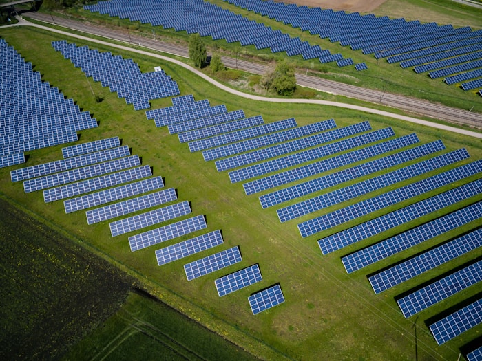 Solar Panels Close Up